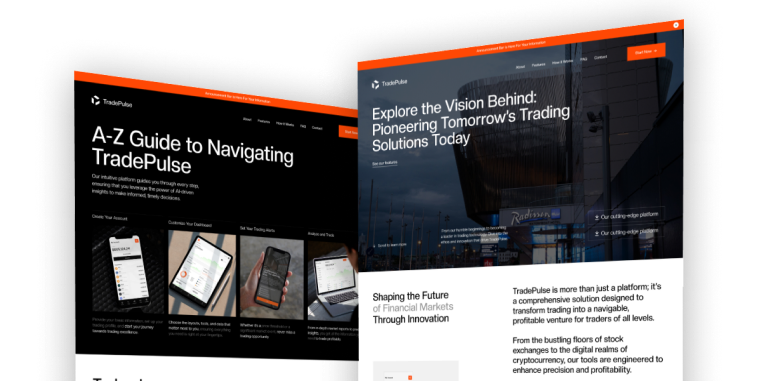 TradePulse website preview